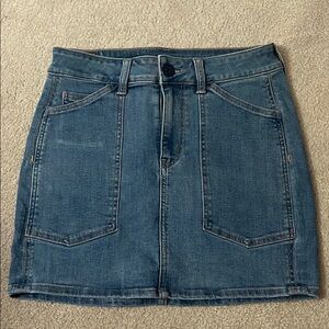 Denim Mini Skirt